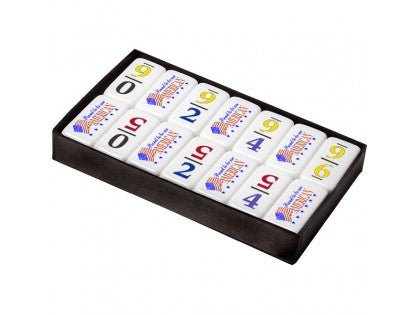 Professional Size Numeral 6 Dominoes - Texas Dominoes