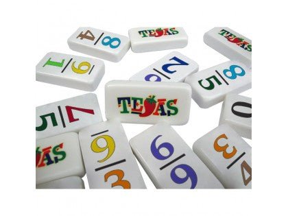 Professional Size Numeral 9 Dominoes - Texas Dominoes
