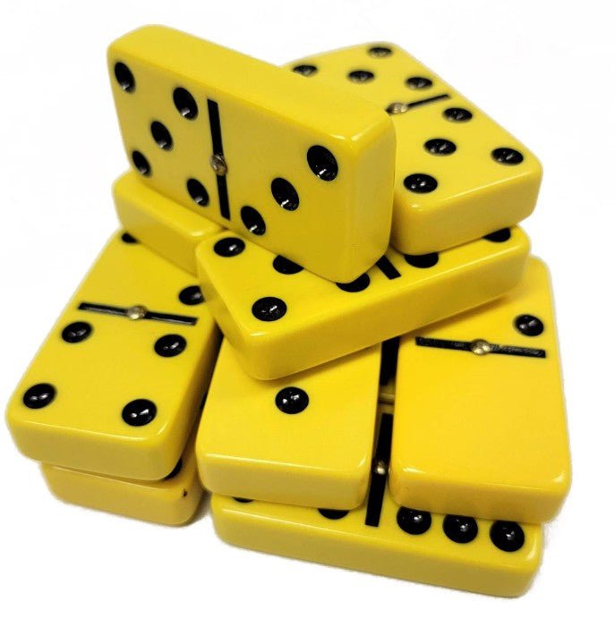 Tournament size double 6 dominoes with spinners – Texas Dominoes