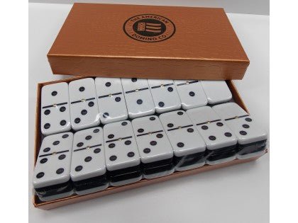 Double Six Dominoes Two-Tone with Spinners
