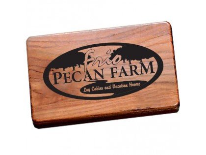Engraved Walnut Case for PROFESSIONAL Size Double 6 Dominoes - Texas Dominoes