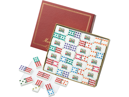 Professional Size Double 12 Mexican Train Dominoes - Texas Dominoes