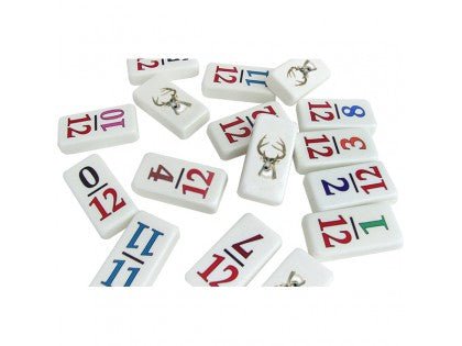 Professional Size Numeral 12 Dominoes - Texas Dominoes