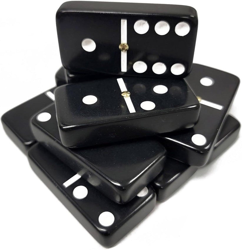 Tournament size double 6 dominoes with spinners – Texas Dominoes