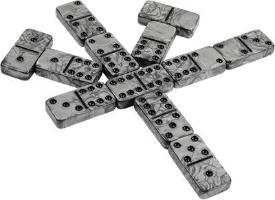 Double Six Dominoes without Spinners – Jumbo Tournament Set