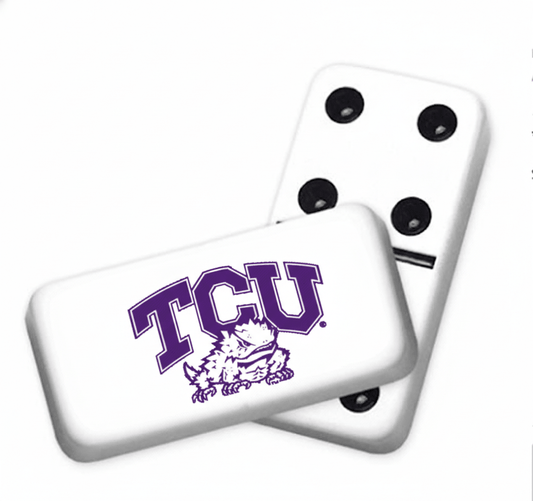 University Series Dominoes – TCU - Texas Dominoes